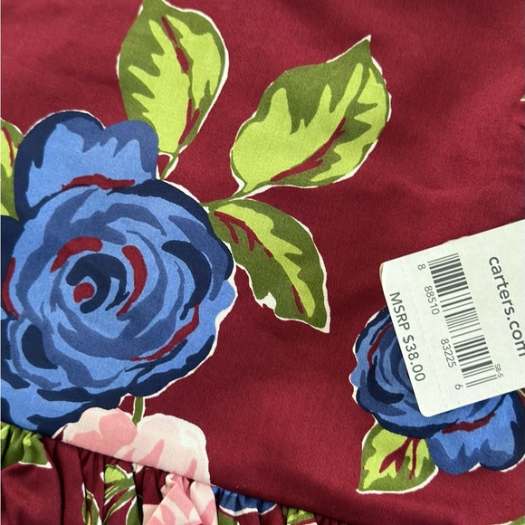 Carter’s Baby Formal Dress - Size 12mo Floral Print - Picture 2 of 2
